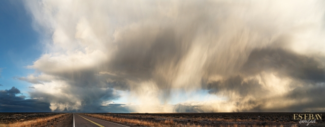 TORMENTA EN LA ESTEPA PATAGÓNICA